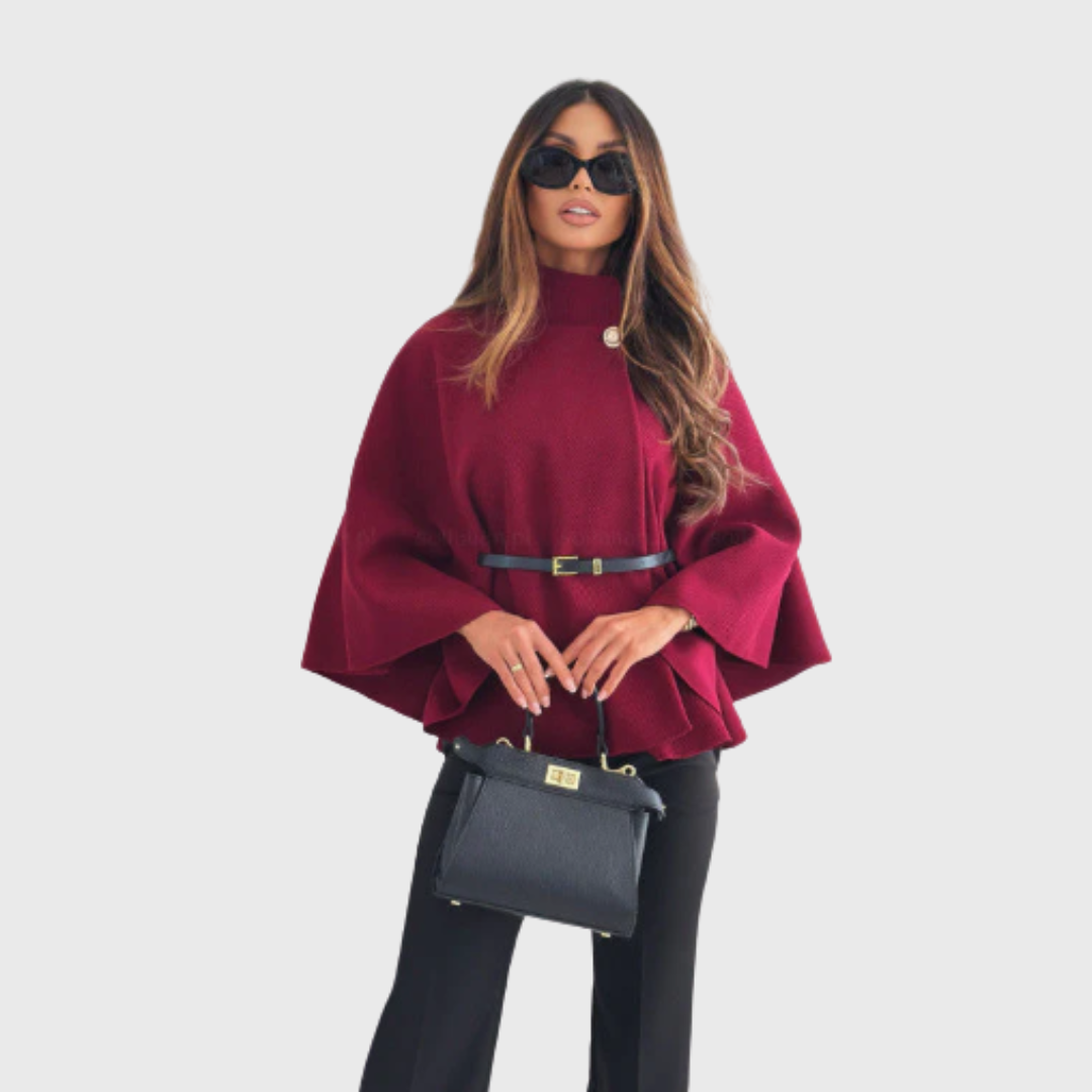 LEA | Elegante giacca con farfalle e cintura