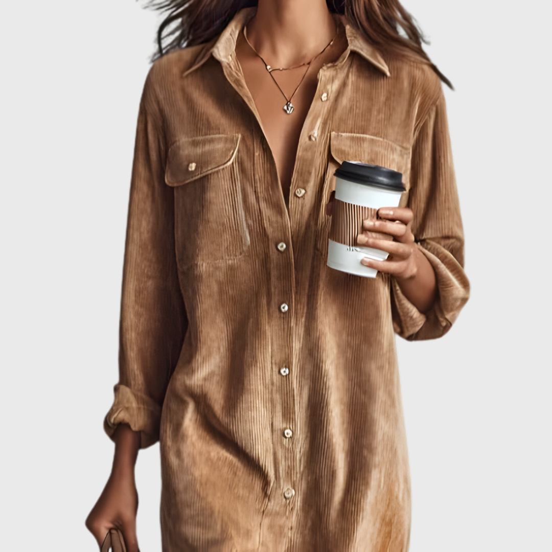 Marta | Vestito Casual-Chic in Velluto