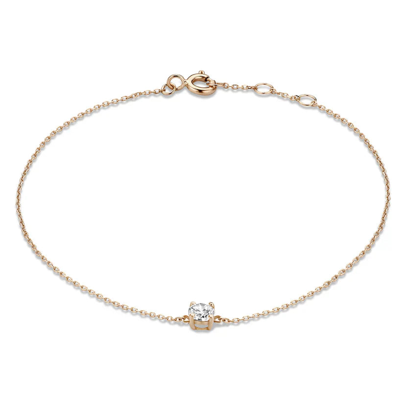 Dalynette | Bracciale con Pietre di Moissanite in Oro 14k