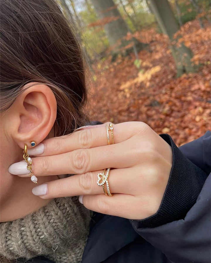 Lyannette | Orecchini Sunburst in Oro 18K