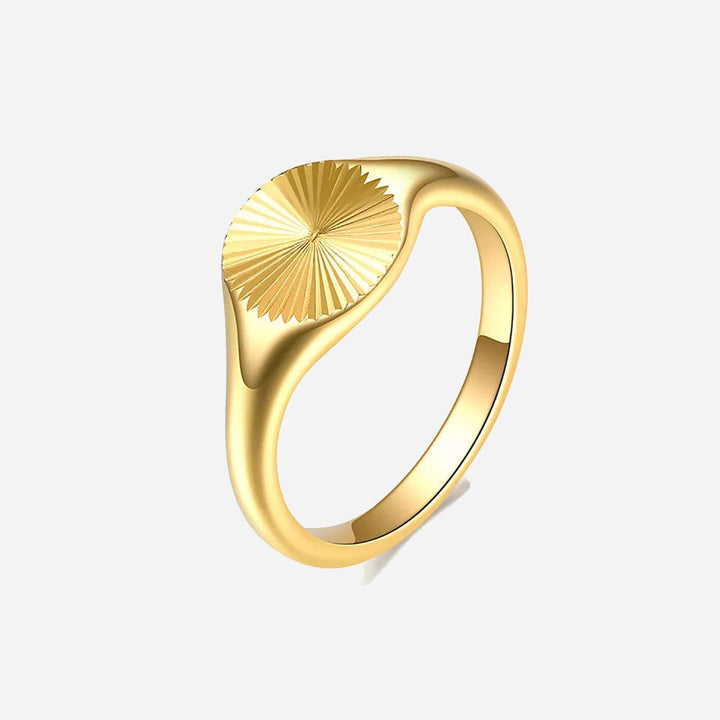 Rizavelle | Anello Sunburst in Oro 18K