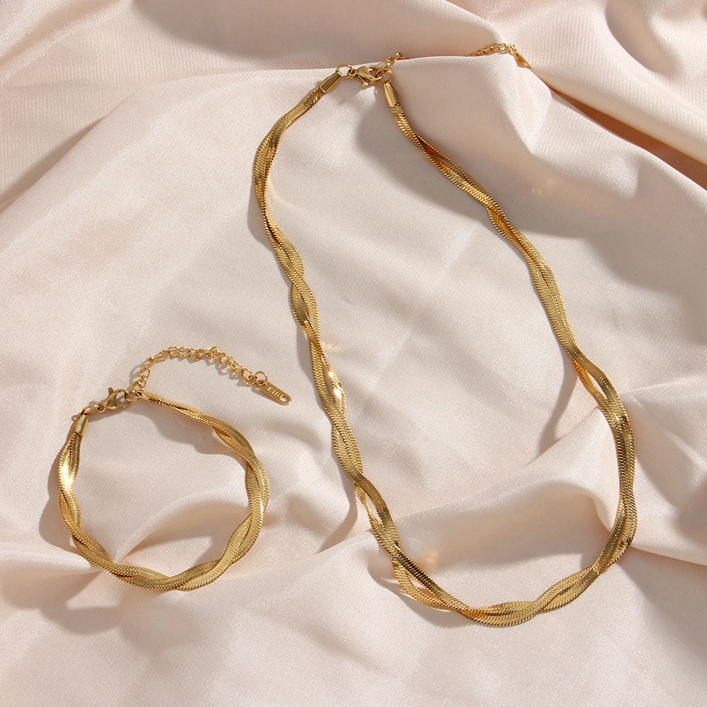 Madiorelle | Bracciale Attorcigliato in Oro 18K