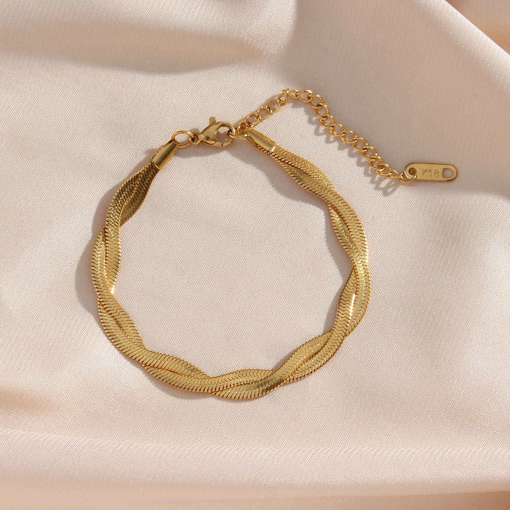 Madiorelle | Bracciale Attorcigliato in Oro 18K