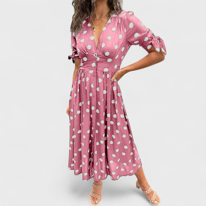 Monique - Vestito Elegante a Pois