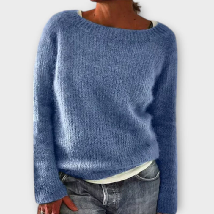 Regine – maglione a maglia monocolore