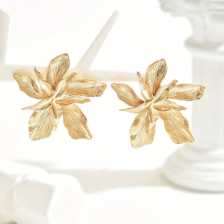 Lana | Orecchini a Goccia Floral Golden