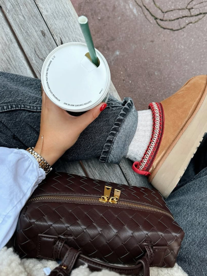 Juliette | Borsa Woven Strutturata Lucida