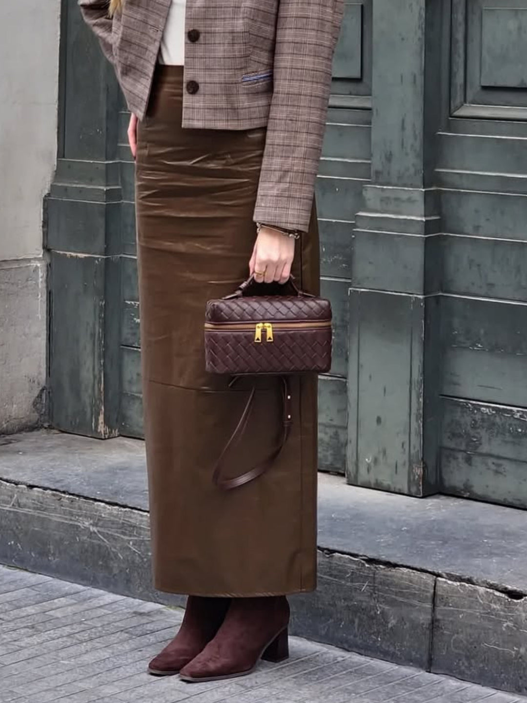 Juliette | Borsa Woven Strutturata Lucida