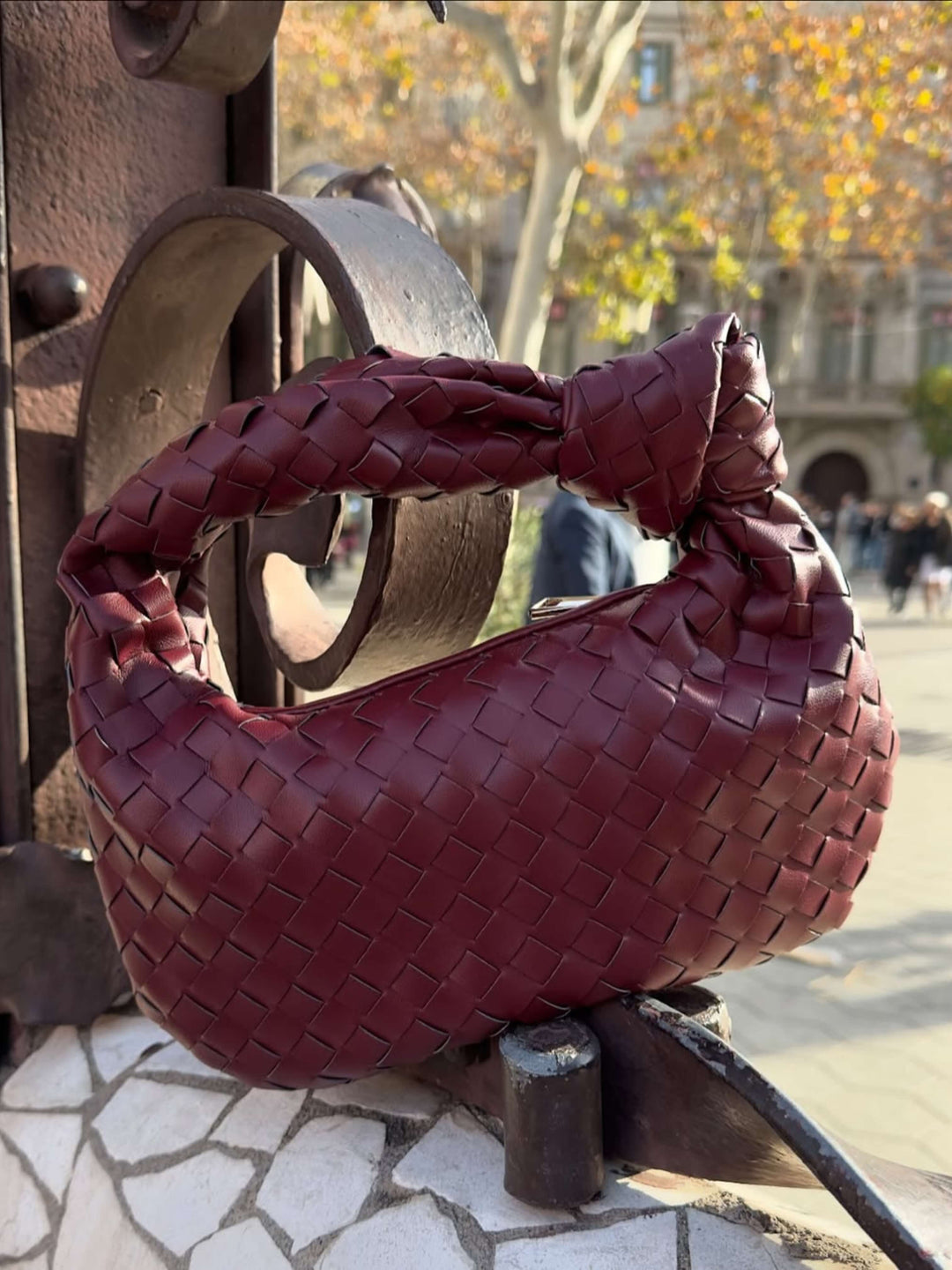 Sienna | Borsa Piccola con Manico Intrecciato