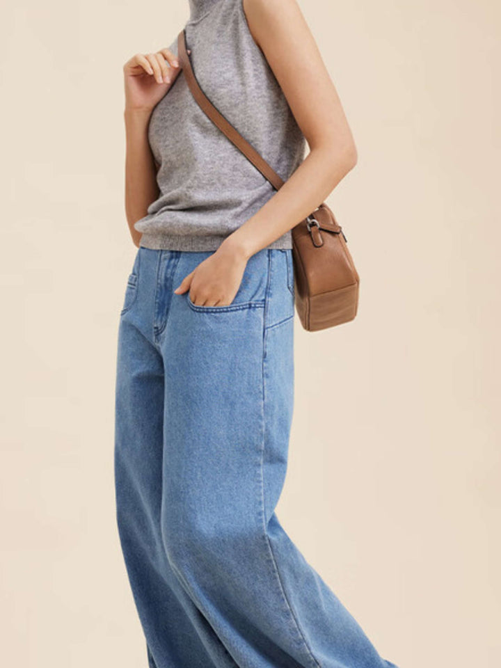 Eliza | Borsa Quadrata con Zip Lucida