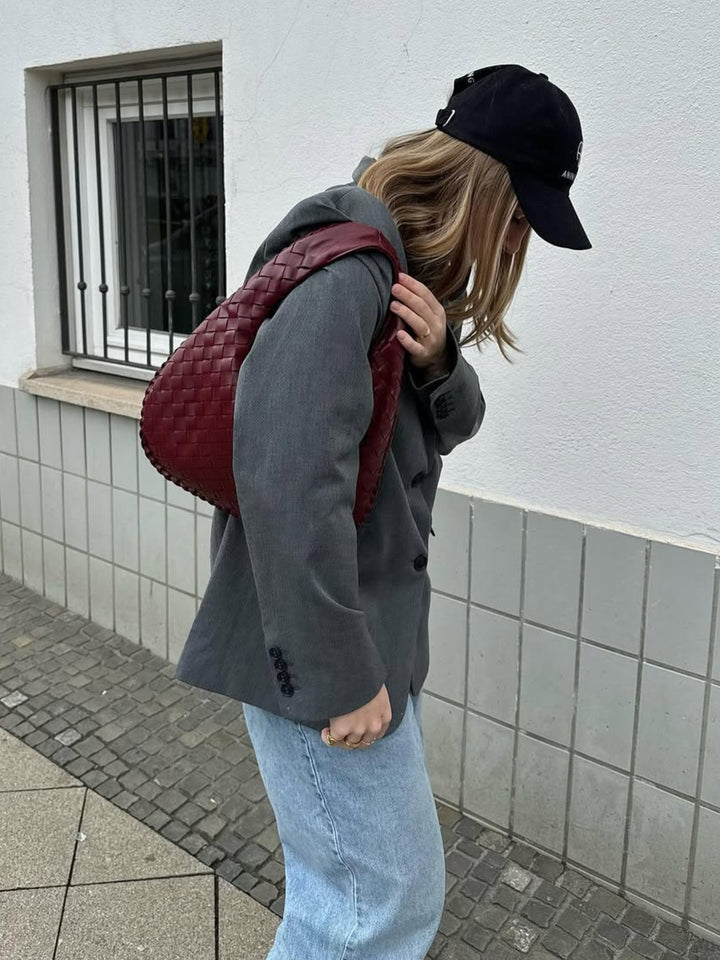 Elisha | Borsa a Spalla Intrecciata Morbida per Tutti i Giorni