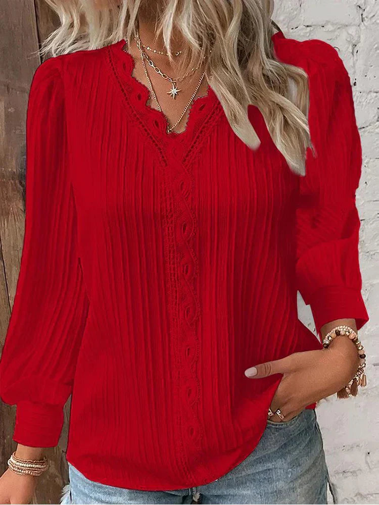 Alison – Maglione a Righe con Collo
