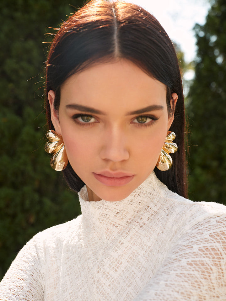 Demi | Orecchini a Perno a Forma di Ala di Farfalla