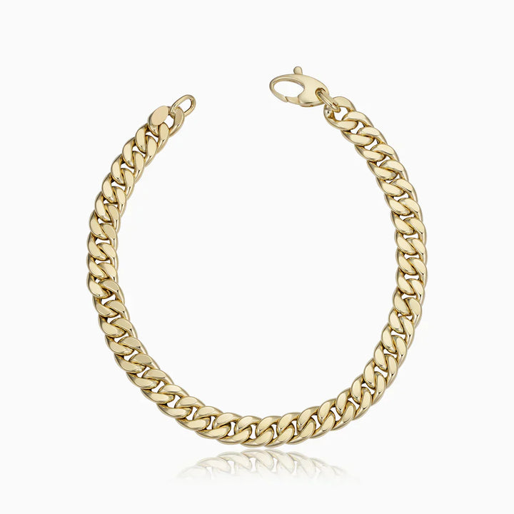 Mayzharine | Bracciale Cubano in Oro 18k