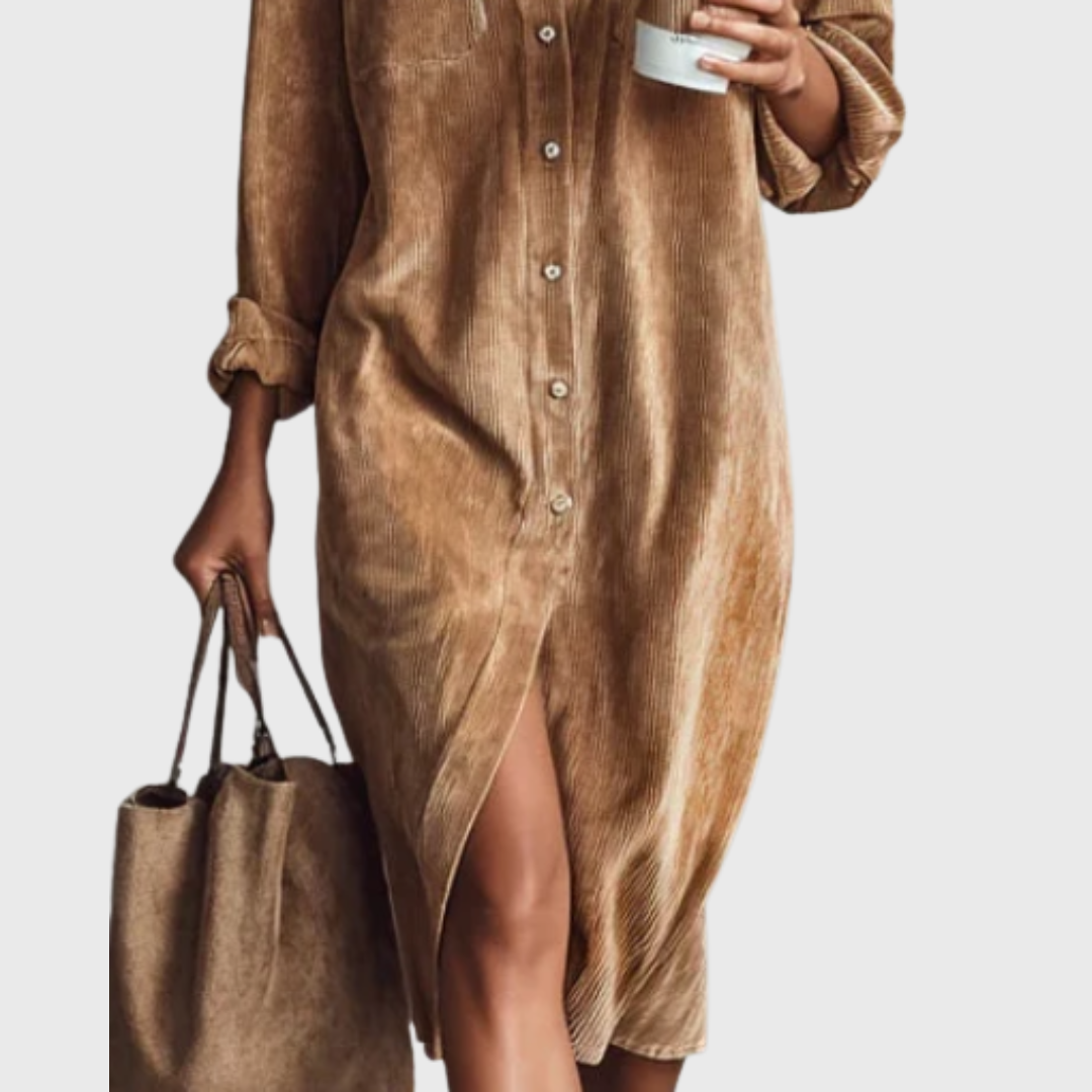 Marta | Vestito Casual-Chic in Velluto