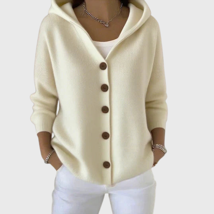 Giulia | Cardigan alla moda con cappuccio