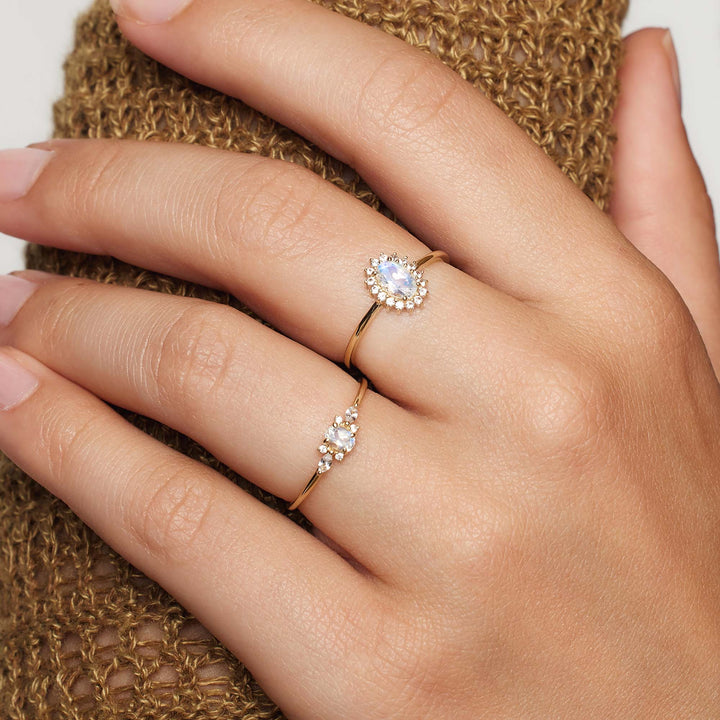 Lioravelle | Anello in Diamante Viola in Oro 18k