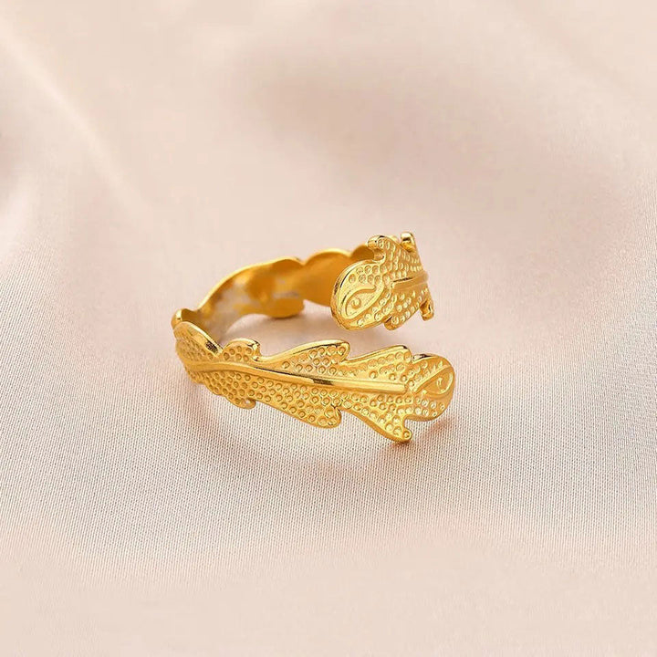 Janirelle | Anello in Corallo Oro 18K