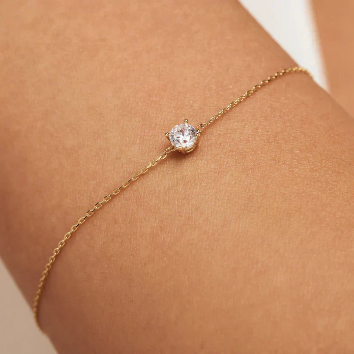 Dalynette | Bracciale con Pietre di Moissanite in Oro 14k