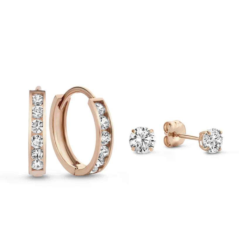 Syrenellee | Set di Orecchini in Oro 14k