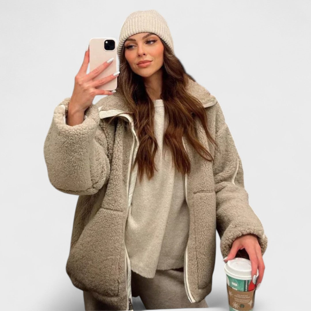 Emma | Morbido cappotto di peluche