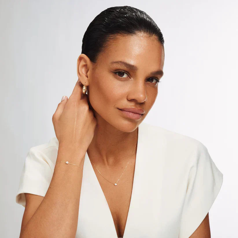 Dalynette | Bracciale con Pietre di Moissanite in Oro 14k