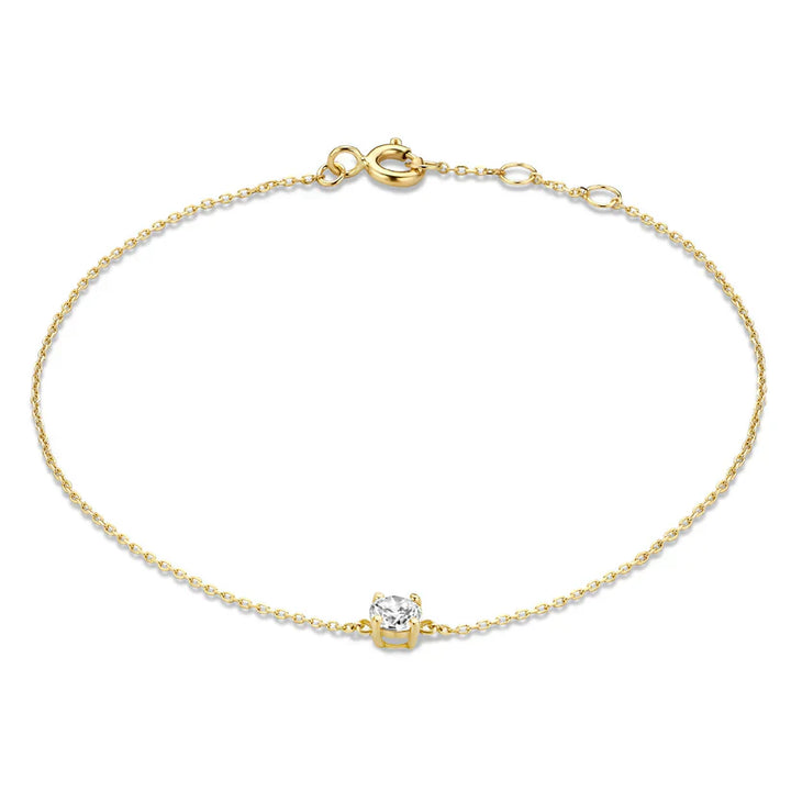 Dalynette | Bracciale con Pietre di Moissanite in Oro 14k